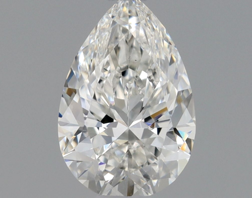 0.4 carat F-VS1 Natūralus Pear Deimantas (1)