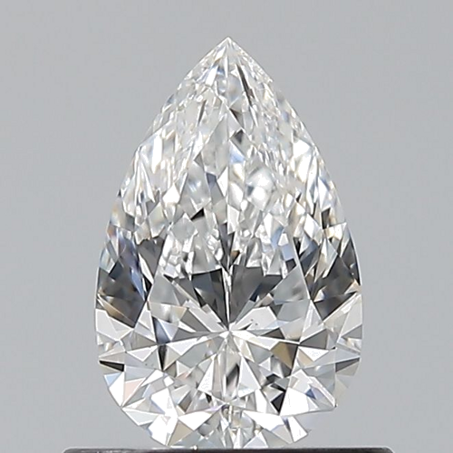 0.6 carat E-VS1 Natūralus Pear Deimantas (1)
