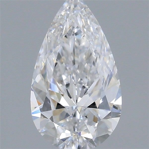0.53 carat D-SI1 Natūralus Pear Deimantas (1)