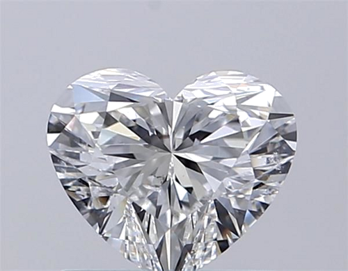 0.71 carat F-SI1 Natūralus Heart Deimantas (1)