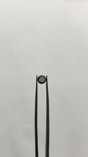 0.68 carat Fancy Black-VVS2 Excellent cut Natūralus Round Deimantas (1)