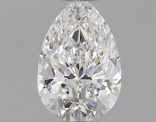 0.5 carat F-VS1 Natūralus Pear Deimantas (1)