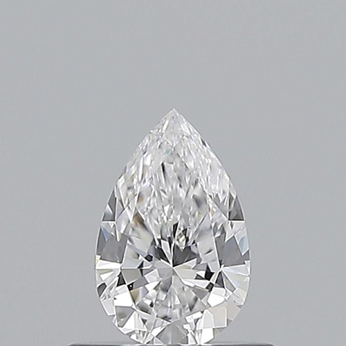 0.5 carat D-VS1 Natūralus Pear Deimantas (1)