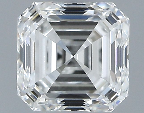 0.51 carat F-VVS2 Natūralus Asscher Deimantas (1)