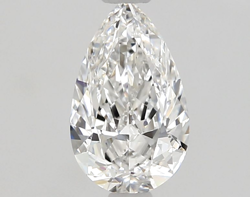 0.52 carat E-VVS1 Natūralus Pear Deimantas (1)
