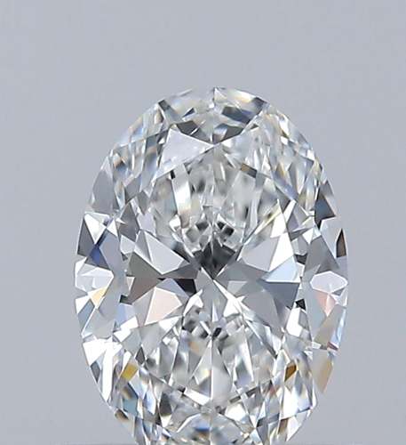 0.5 carat E-VS2 Natūralus Oval Deimantas (1)