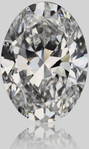 0.5 carat D-VS2 Natūralus Oval Deimantas (1)