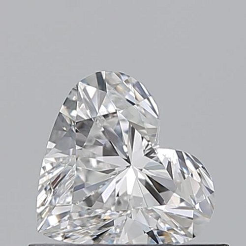 0.56 carat F-VVS1 Natūralus Heart Deimantas (1)