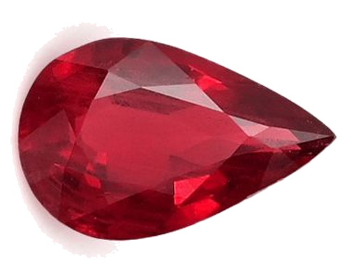 0.34 carat RED Pear Rubinas (1)