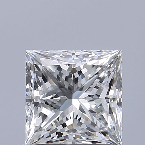 0.9 carat D-VVS2 Natūralus Princess Deimantas (1)
