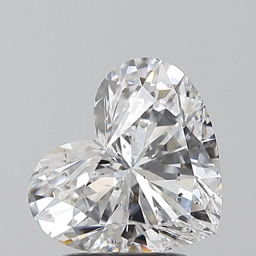 2.01 carat D-SI2 Natūralus Heart Deimantas (1)
