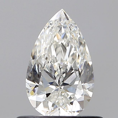 0.6 carat G-SI1 Natūralus Pear Deimantas (1)