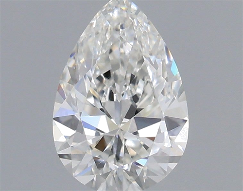 0.45 carat G-VVS2 Natūralus Pear Deimantas (1)