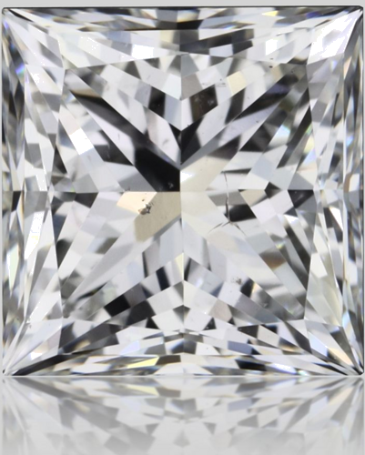 1.01 carat F-SI1 Natūralus Princess Deimantas (1)