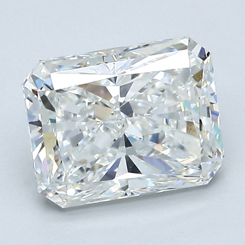 2.09 carat G-VS2 Natūralus Radiant Deimantas (1)