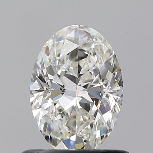 0.66 carat G-SI2 Natūralus Oval Deimantas (1)