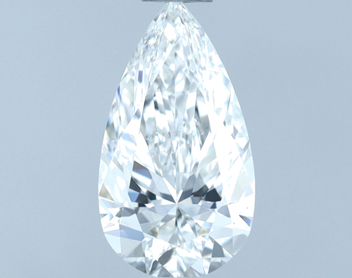 0.62 carat F-VS1 Natūralus Pear Deimantas (1)