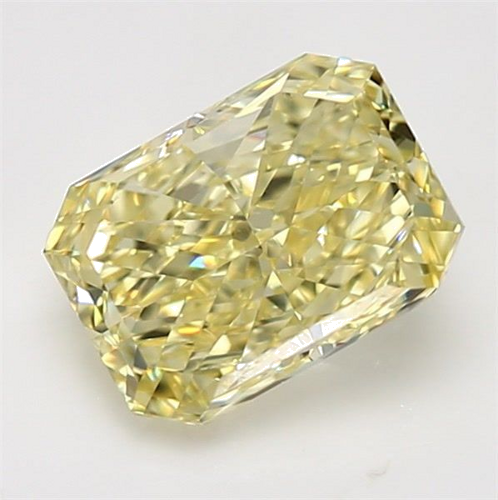 3.01 carat Fancy Yellow-VS2 Natūralus Radiant Deimantas (1)