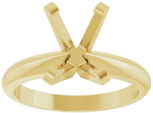 Sužadėtuvių Žiedas „Heavyweight Solitaire“ 14k yellow gold Emerald 8.5mm x 6.5mm (3)