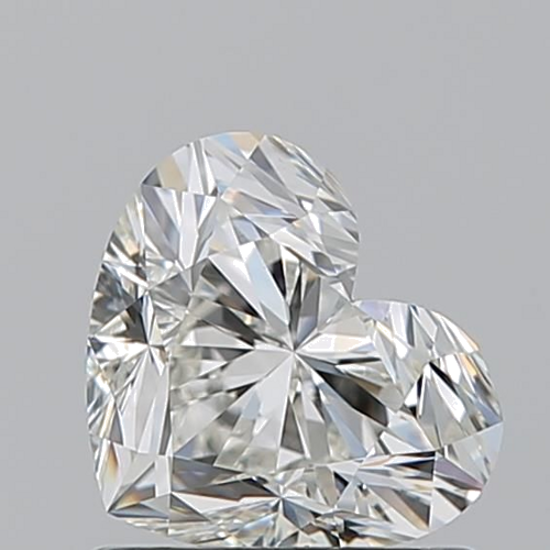 1.01 carat H-IF Natūralus Heart Deimantas (1)