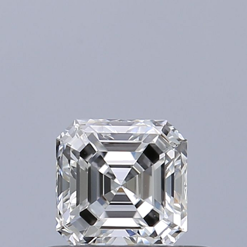0.42 carat F-IF Natūralus Asscher Deimantas (1)