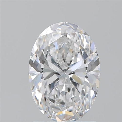 1.71 carat D-VS2 Natūralus Oval Deimantas (1)