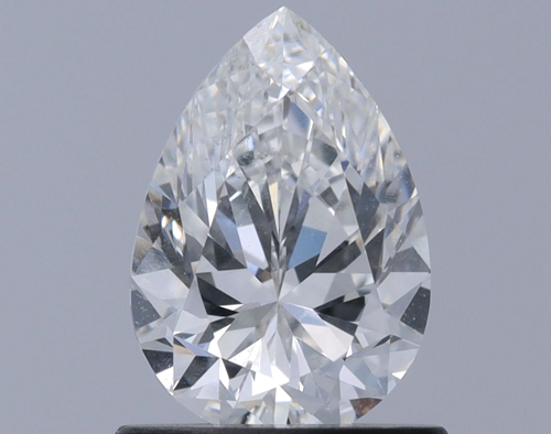 0.9 carat G-SI1 Natūralus Pear Deimantas (1)