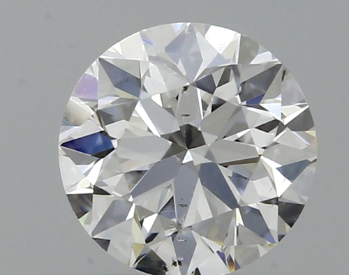 0.5 carat F-SI1 Very Good cut Natūralus Round Deimantas (1)