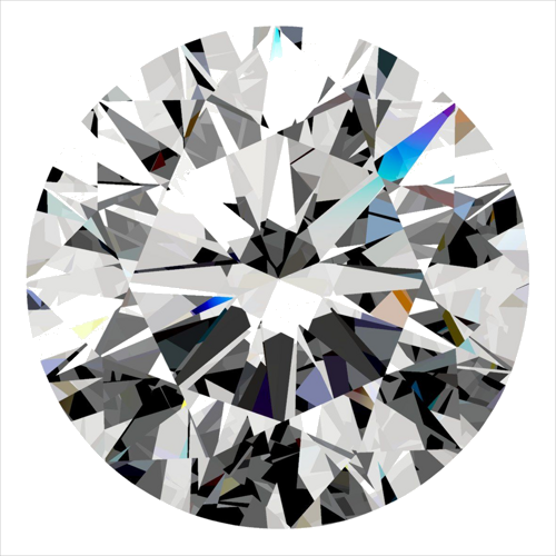 0.3 carat H-VVS2 Excellent cut Natūralus Round Deimantas (1)
