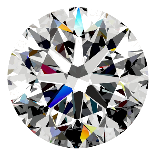 0.3 carat G-VVS2 Very Good cut Natūralus Round Deimantas (1)