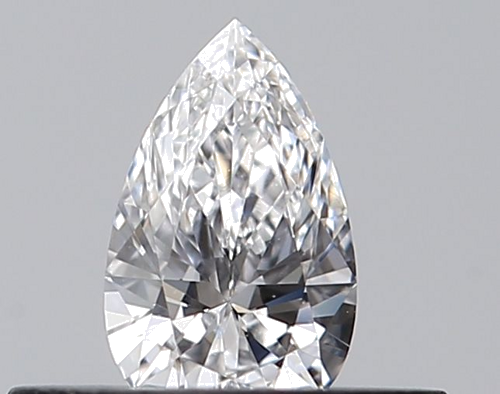0.23 carat D-VVS2 Natūralus Pear Deimantas (1)