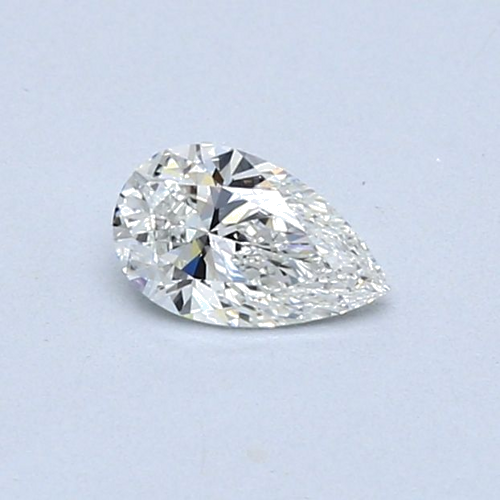 0.3 carat G-VVS2 Natūralus Pear Deimantas (1)