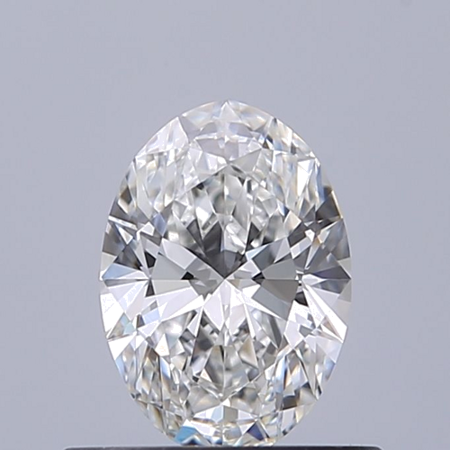 0.5 carat F-VVS1 Natūralus Oval Deimantas (1)