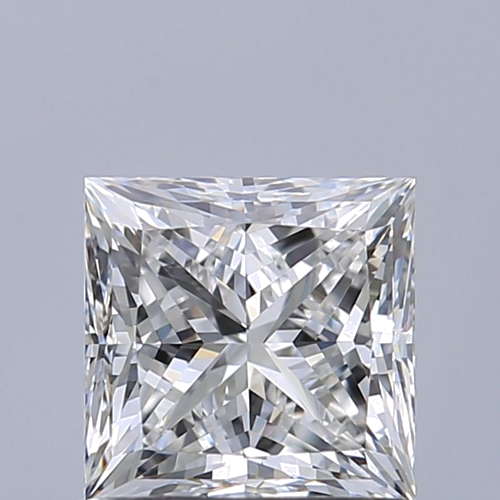 0.91 carat F-FL Natūralus Princess Deimantas (1)