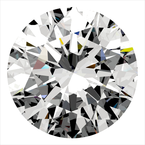 0.3 carat F-VS2 Very Good cut Natūralus Round Deimantas (1)