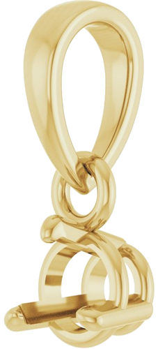 Pakabukas „Round 3-Prong“ 14k yellow gold Round 4mm (2)
