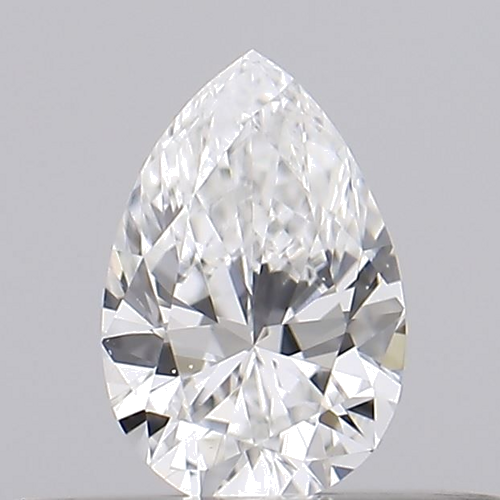 0.2 carat F-VS2 Natūralus Pear Deimantas (1)