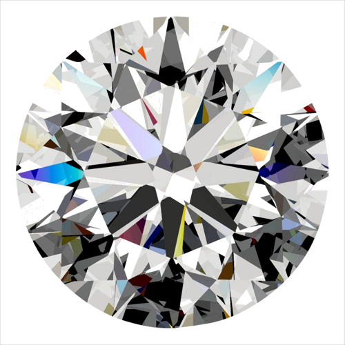 0.3 carat F-VVS1 Excellent cut Natūralus Round Deimantas (1)