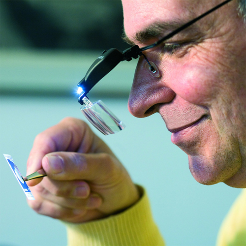 Numismatic glasses with LED lighting (1.5x, 2.5x, 3.5x) (2)