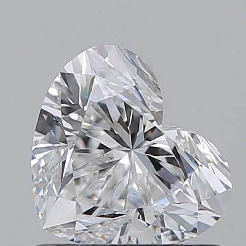 0.9 carat E-SI1 Natūralus Heart Deimantas (1)