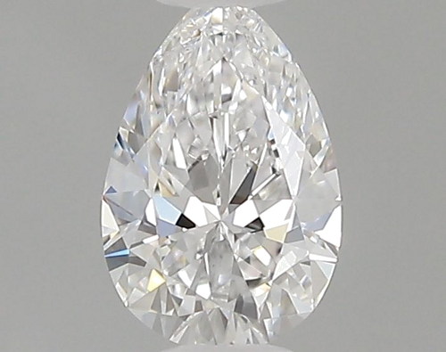 0.37 carat D-VVS2 Natūralus Pear Deimantas (1)