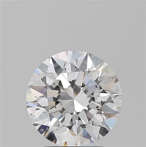 2.8 carat D-SI2 Excellent cut Natūralus Round Deimantas (1)