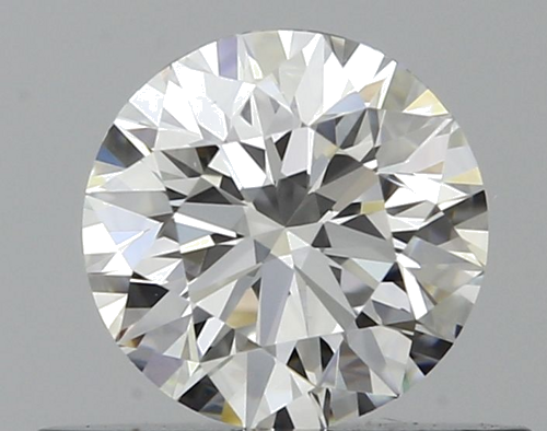 0.41 carat F-VVS1 Excellent cut Natūralus Round Deimantas (1)
