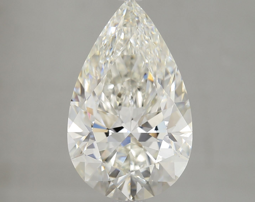 4.57 carat I-IF Natūralus Pear Deimantas (1)