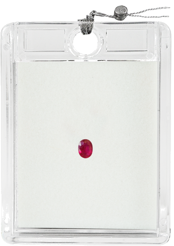 0,24 ct. Rubinas Ovalus F.H (1)