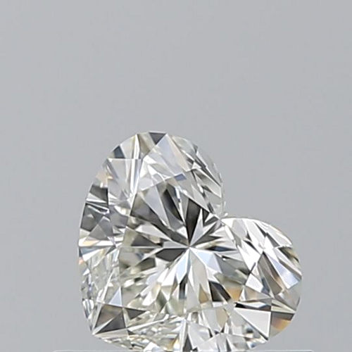 0.52 carat J-VVS2 Natūralus Heart Deimantas (1)