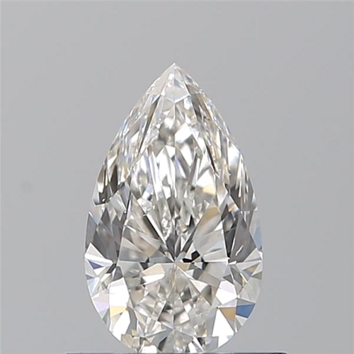 0.7 carat H-VS2 Natūralus Pear Deimantas (1)