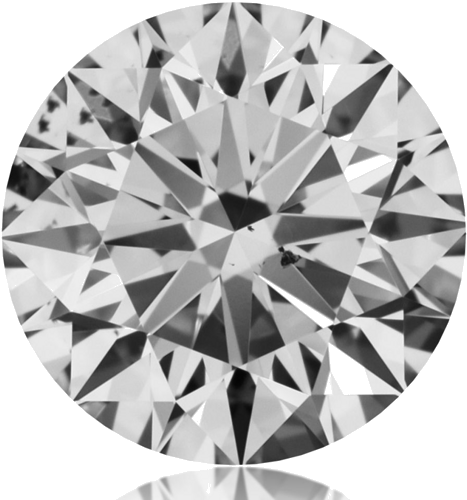 0.5 carat G-SI1 Excellent cut Natūralus Round Deimantas (1)