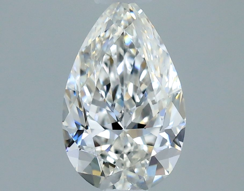 0.4 carat F-VVS1 Natūralus Pear Deimantas (1)