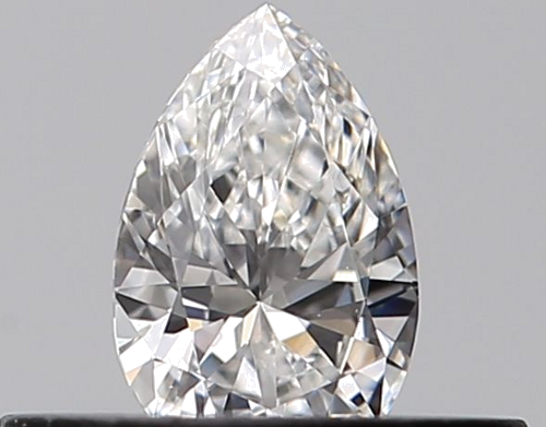 0.24 carat F-VVS1 Natūralus Pear Deimantas (1)